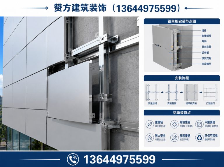 辽中区铝单板安装展示图